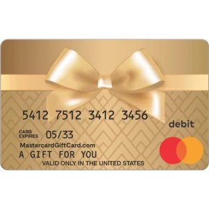 Mastercard® $20-$500 Gold Bowtie eGift Card (Plus $6.84 Purchase Fee) [Email Delivery]